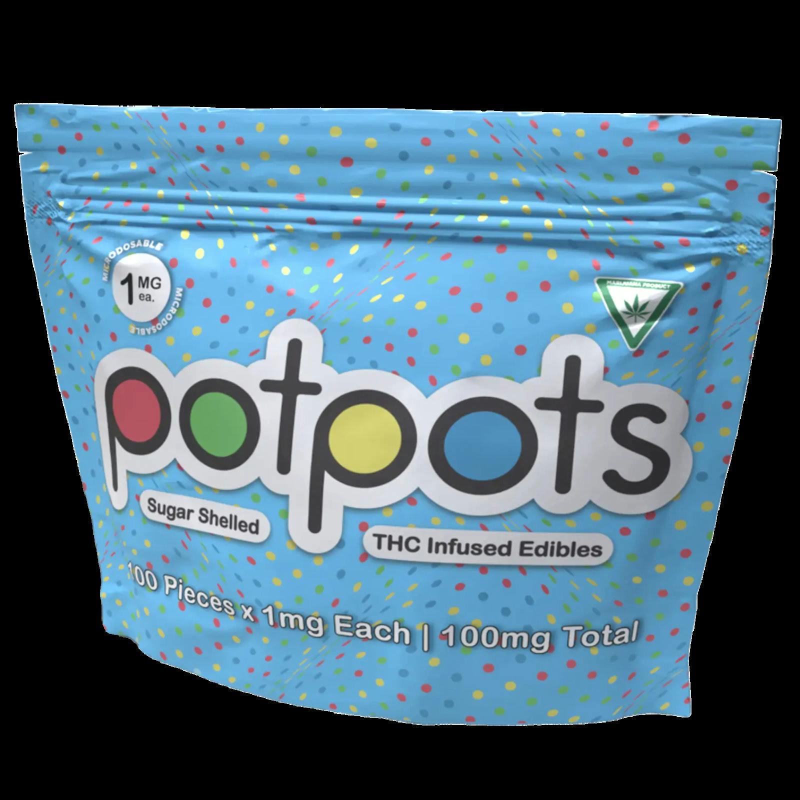 Potpots | Milk Chocolate 1:1 | 100ct | THC:CBD