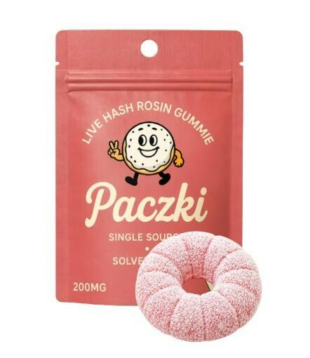 Paczki | Strawberry | Live Rosin | 200mg Gummy