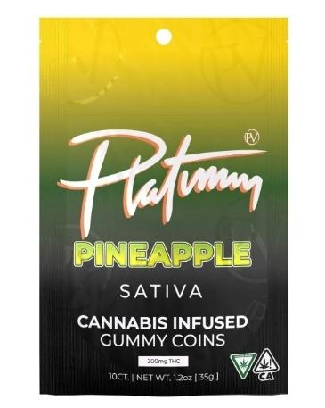 Platinum | Pineapple | 200mg Gummies