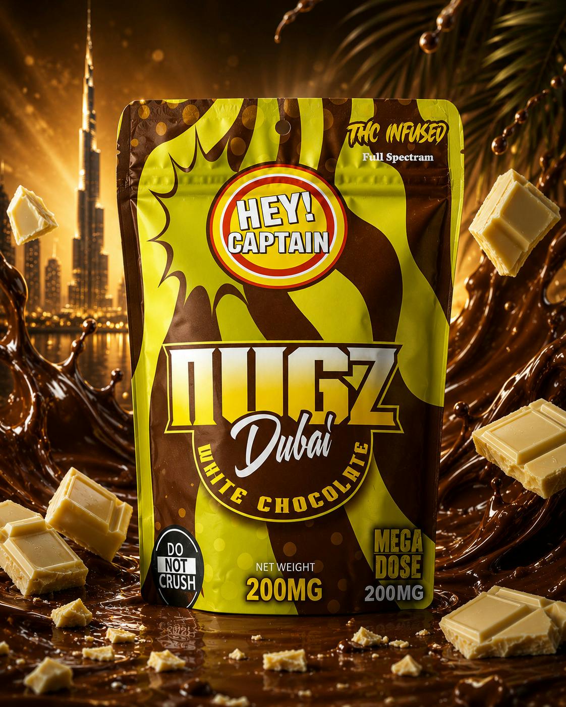 Hey! Captain | Dubai White Chocolate Nugz | Mega Dose