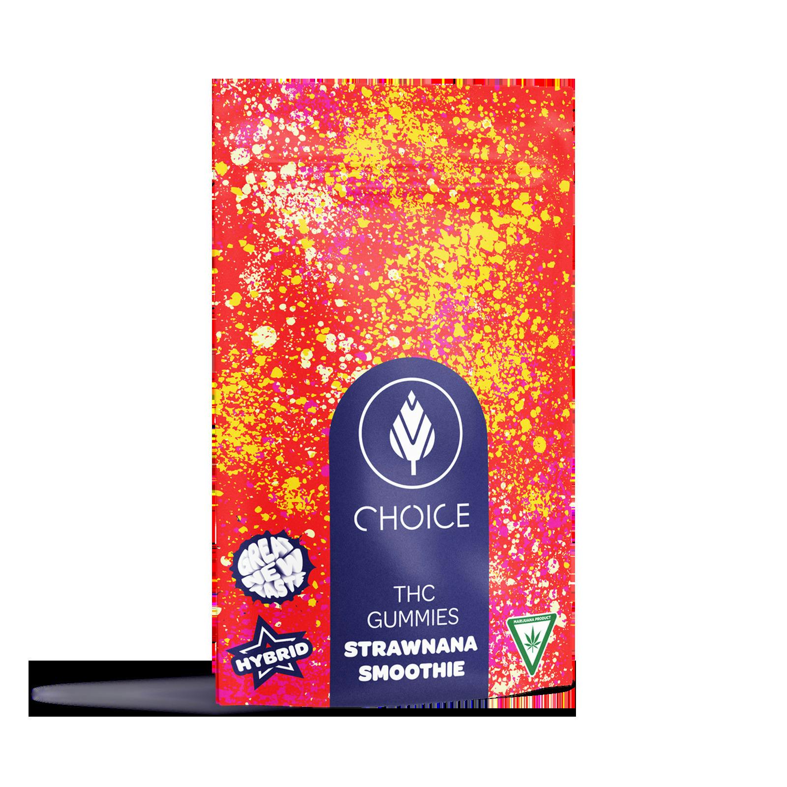 Choice - Gummies - Strawnana Smoothie - Hybrid