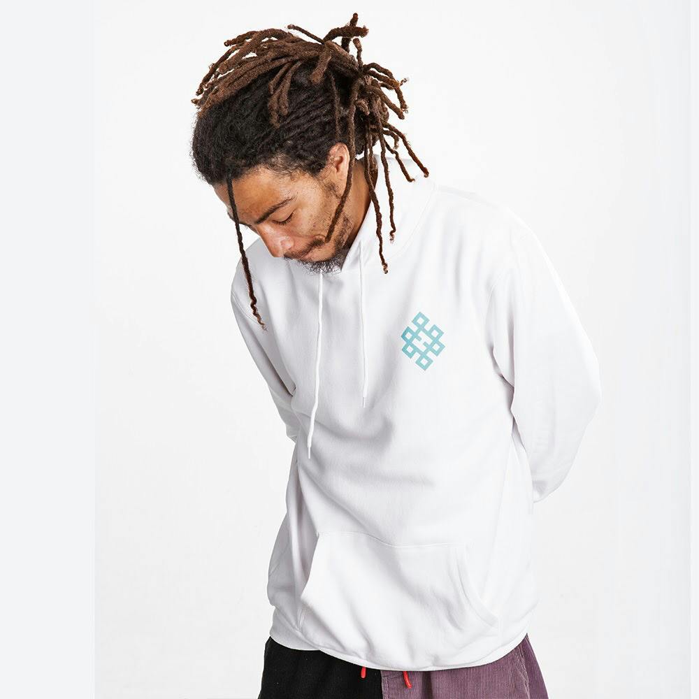 Haven - White Logo Hoodie (XS)
