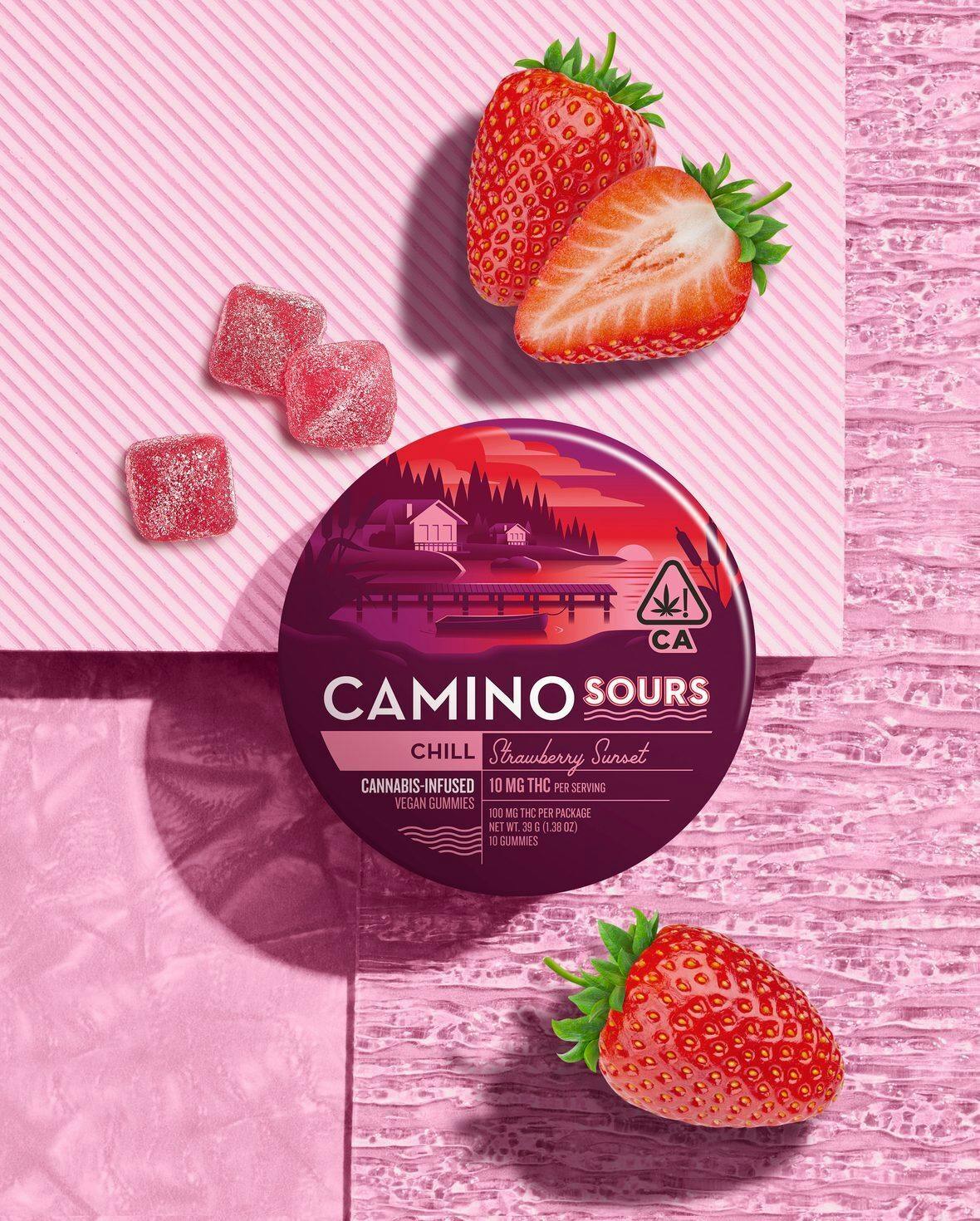 Chill Strawberry Sunset Sours
