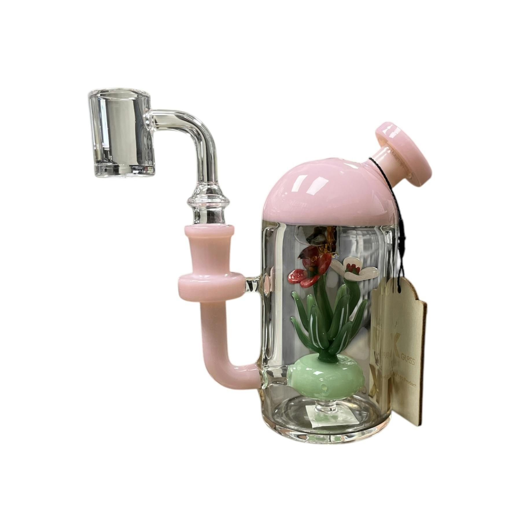 Glass - Flower Dab Rig