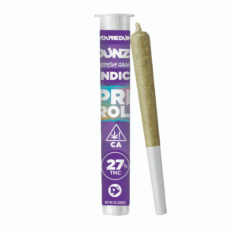 Dunzo - Purple Bubba Preroll 1g