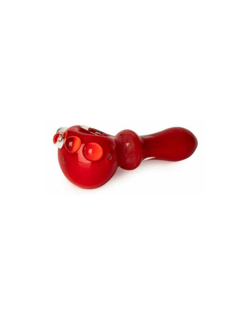 Red Eye Glass | 4" Fritter Spoon | Hand Pipe