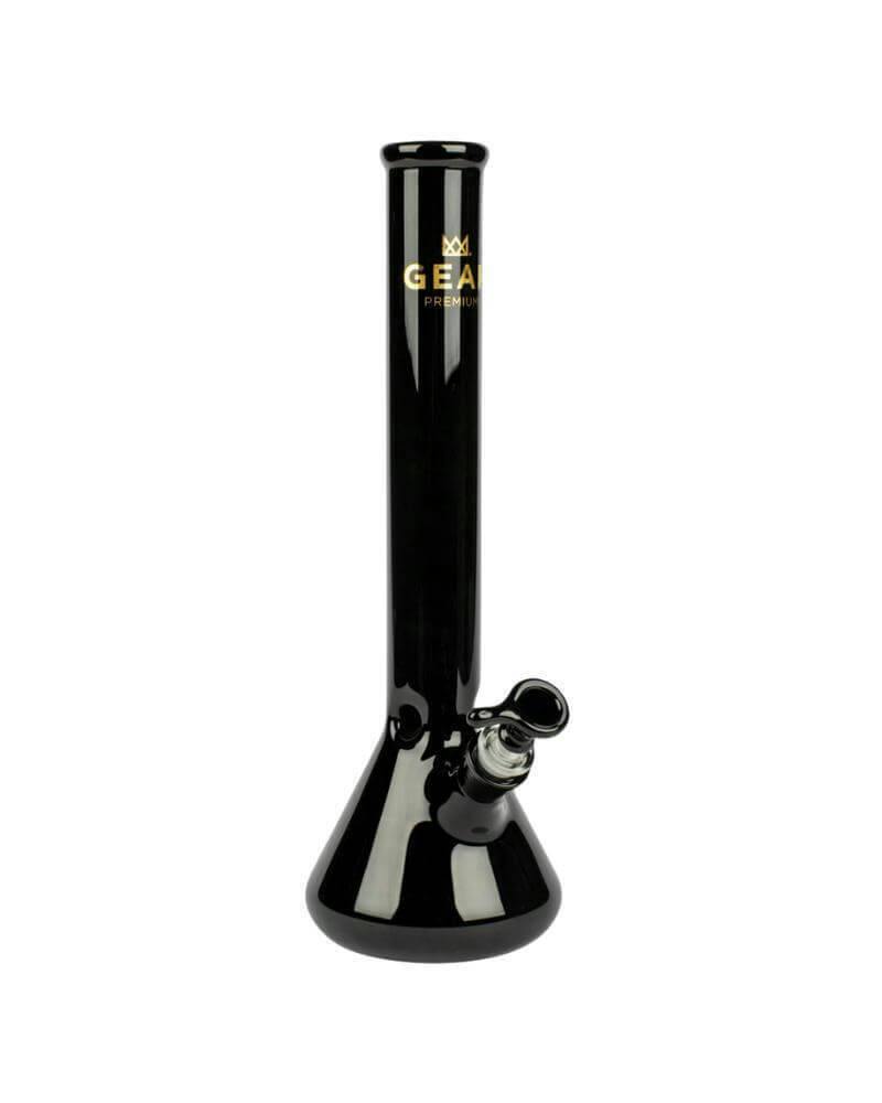 Gear Premium | 13" Solid Black Beaker Tube | Bong