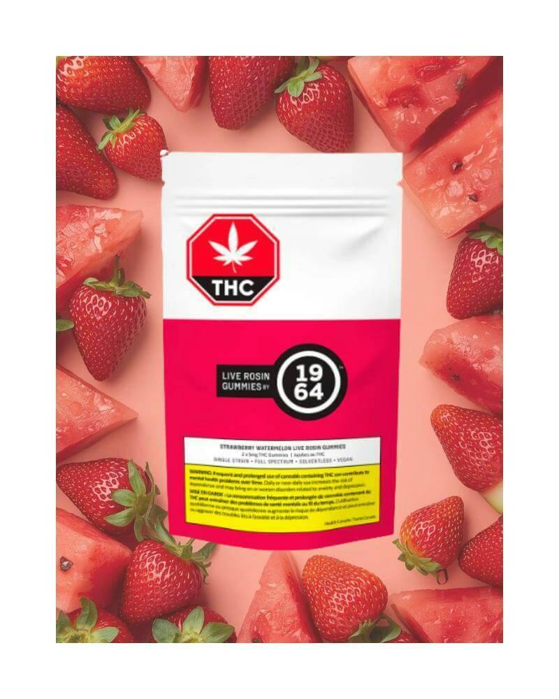 Live Rosin Strawberry Watermelon Soft Chews | 10mg THC