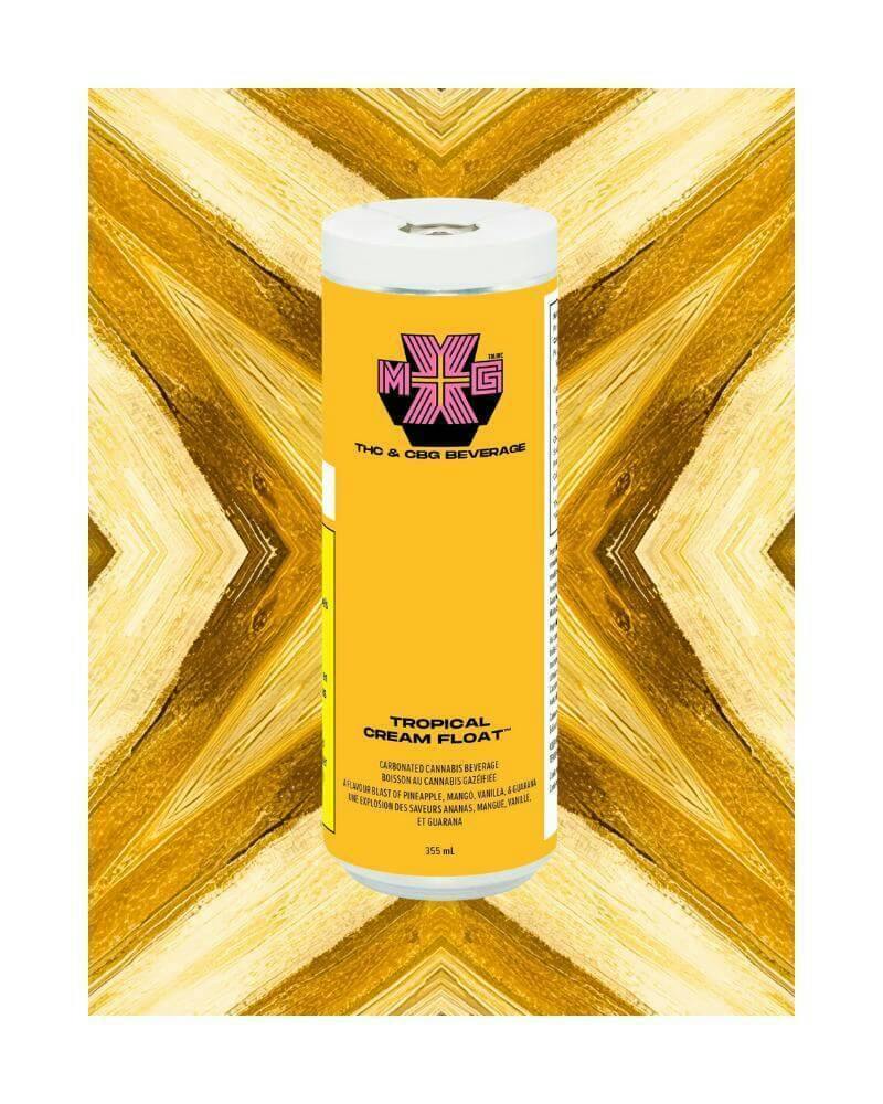 Tropical Cream Float Sparkling Beverage | 10mg THC + 10mg CBG