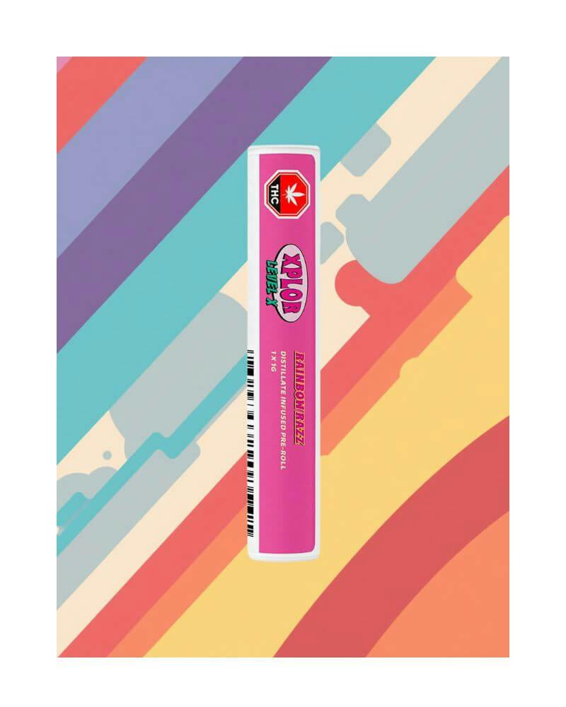 Level X Rainbow Razz Infused Pre-Roll | 1 x 1g