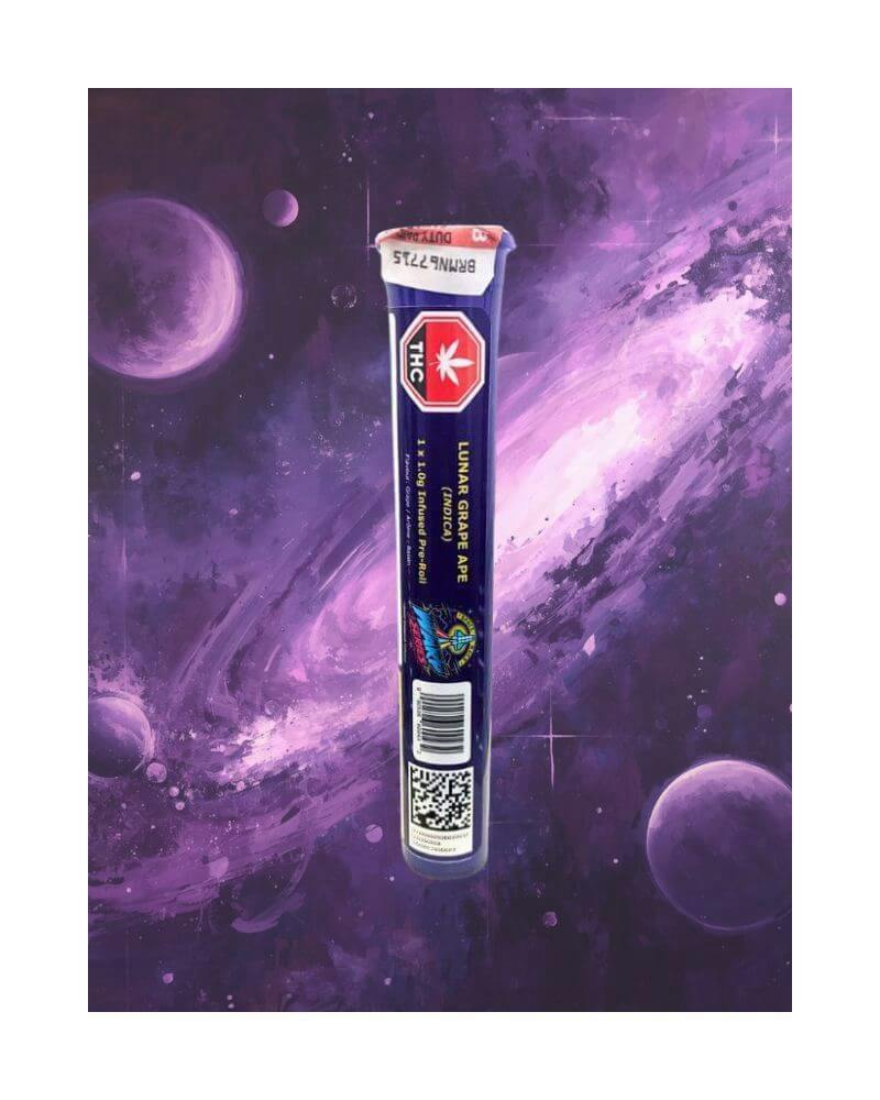 Lunar Grape Ape Infused Pre-Roll | 1 x 1g