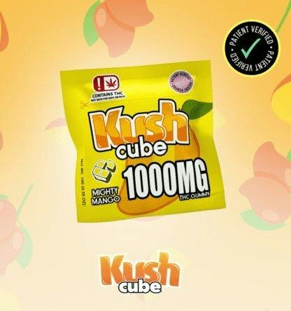 Kush Cube -SINGLE- 1000mg THC - Mighty Mango