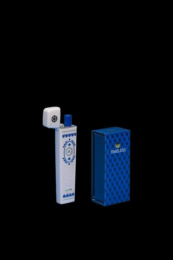 Timeless- Azul 340mAh Half Combo (White/White) Battery Flip Case