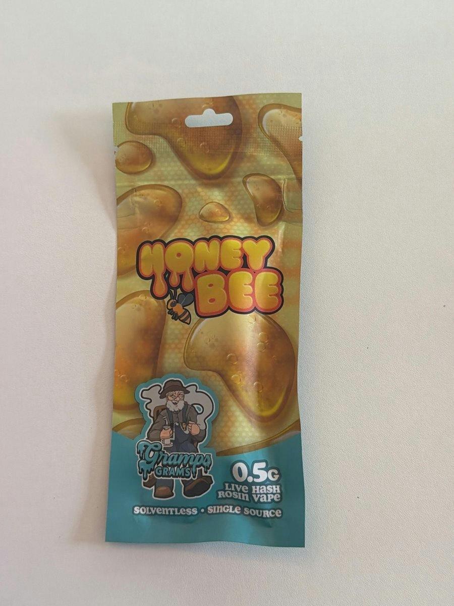 Gramps - Live Hash Rosin Vape - Honeybee - (0.5g)