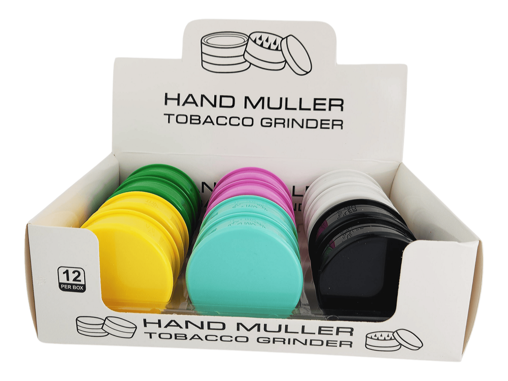 WYN Distribution - 2.5" Three Piece Plastic Magnetic Grinder