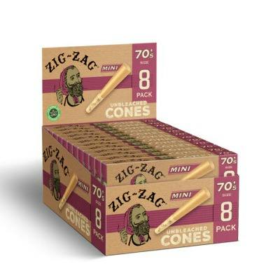 LuvBuds - Zig Zag - Mini Unbleached Cones