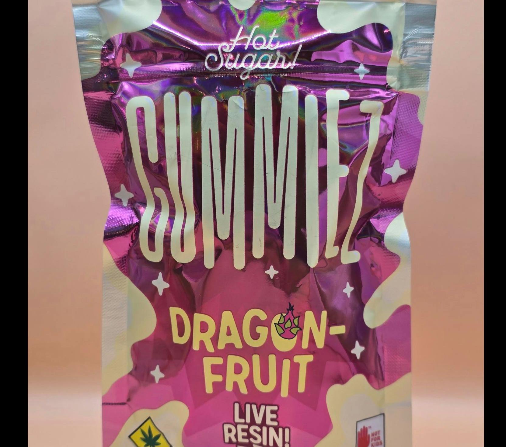 Hot Sugar - Sativa Dragon Fruit Live Resin Gummiez 10pk