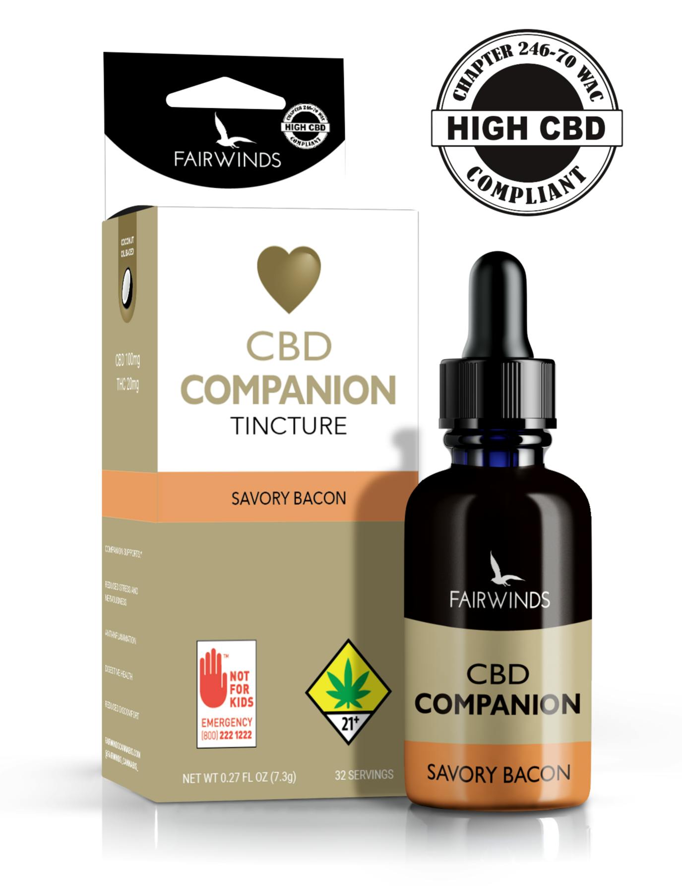 Fairwinds - Companion Savory Bacon Double Strength Tincture