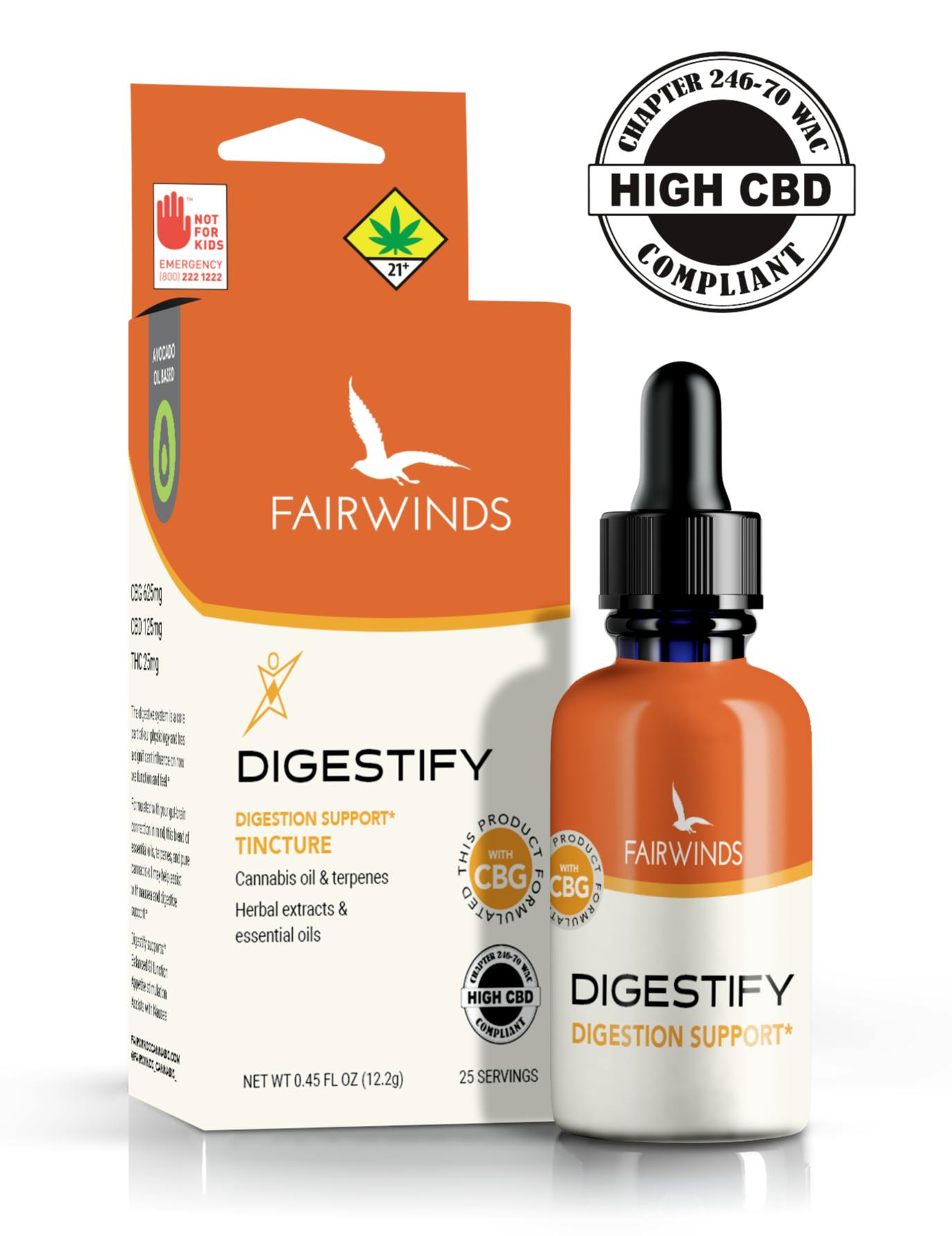 Fairwinds - Digestify + CBG Tincture