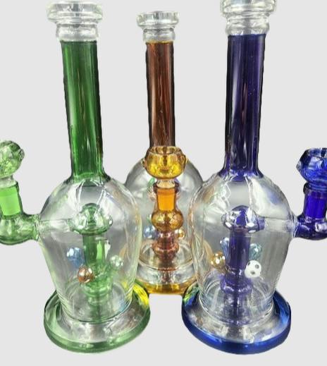 LuvBuds - 10" Mushroom Perc Bong
