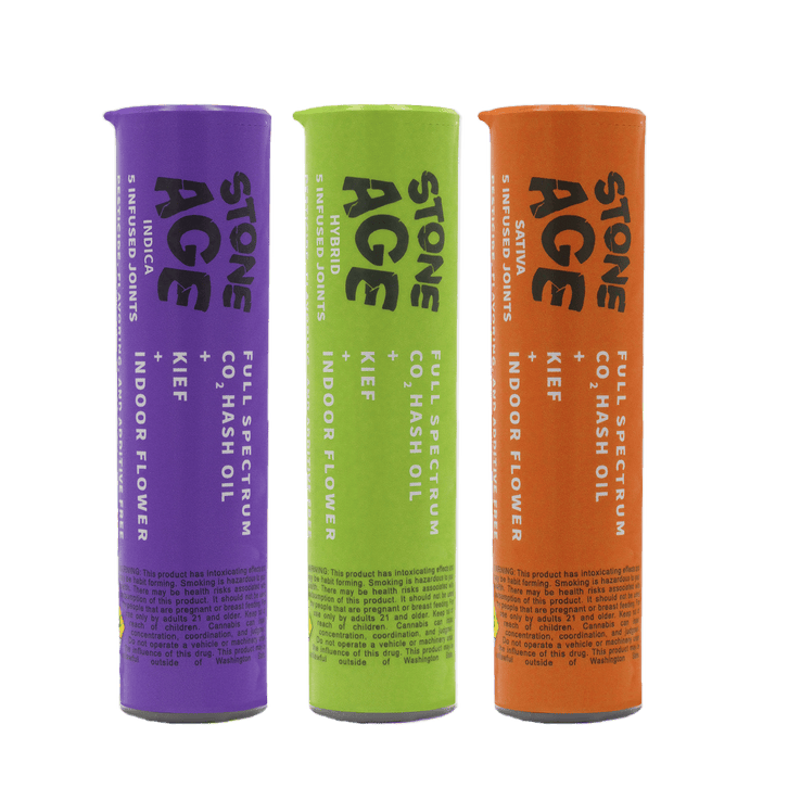 Stone Age - Kush & Tell Infused Joints 5pk