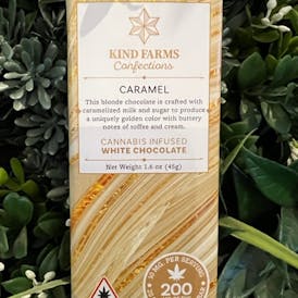 Caramel Chocolate Bar 200mg - Kind Farms Confections