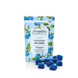 Blue Raspberry Fruit Chews 250mg CBD - Smokiez