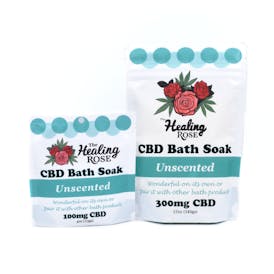 Unscented CBD Bath Soak (12oz) - The Healing Rose