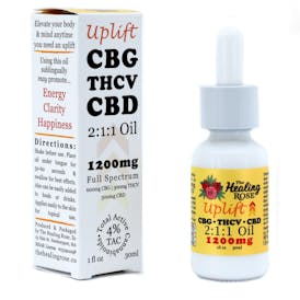 Uplift CBD Tincture (1200mg) - The Healing Rose