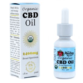 Broad Spectrum CBD Tincture (2400mg) - The Healing Rose