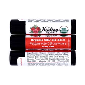 CBD Lip Balm - The Healing Rose - Peppermint Rosemary