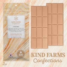 Caramel Chocolate Bar 200mg - Kind Farms Confections