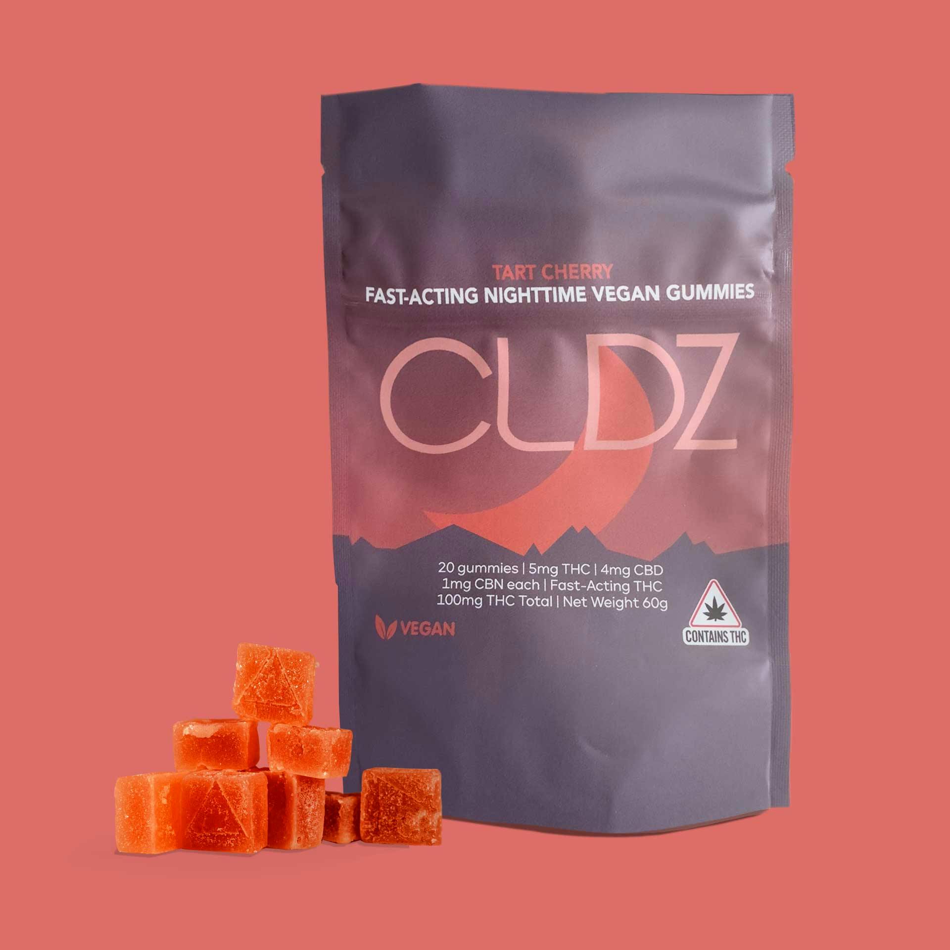 Tart Cherry Night Time Vegan Gummies - CLDZ