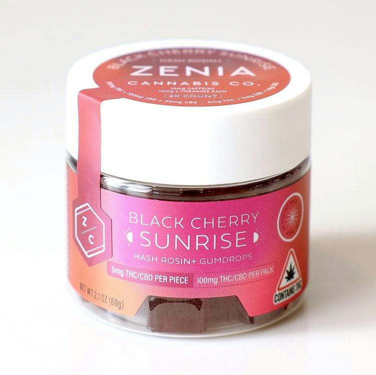Black Cherry Sunrise - THC+CBD+CBG - 100mg: 100mg:40mg by Zenia Cannabis Co