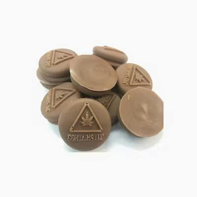 Chocolate PB Bites Indica (200mg) - Mystique cannabis product