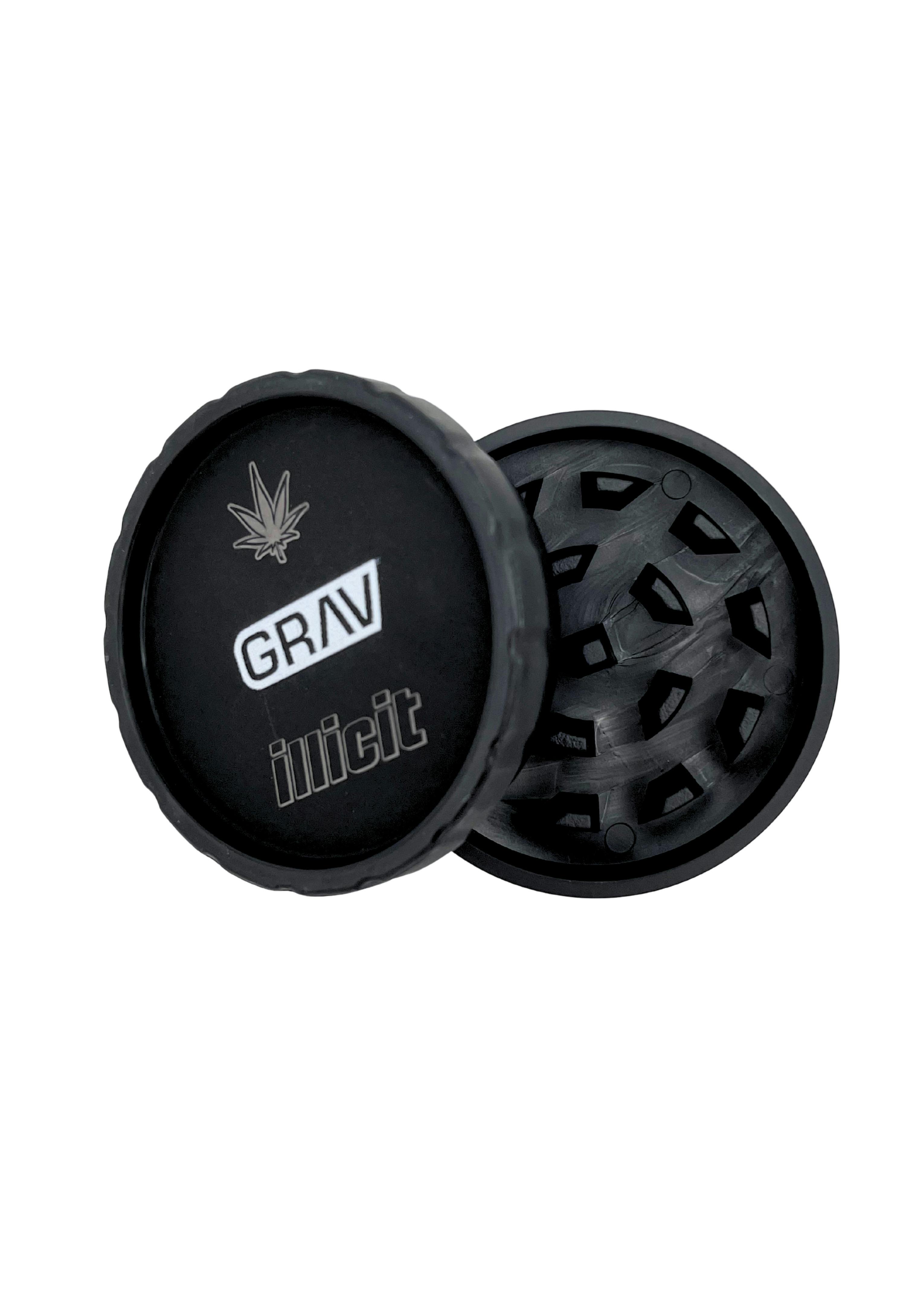 Custom Illicit Large Print with Plant Hemp Grinder