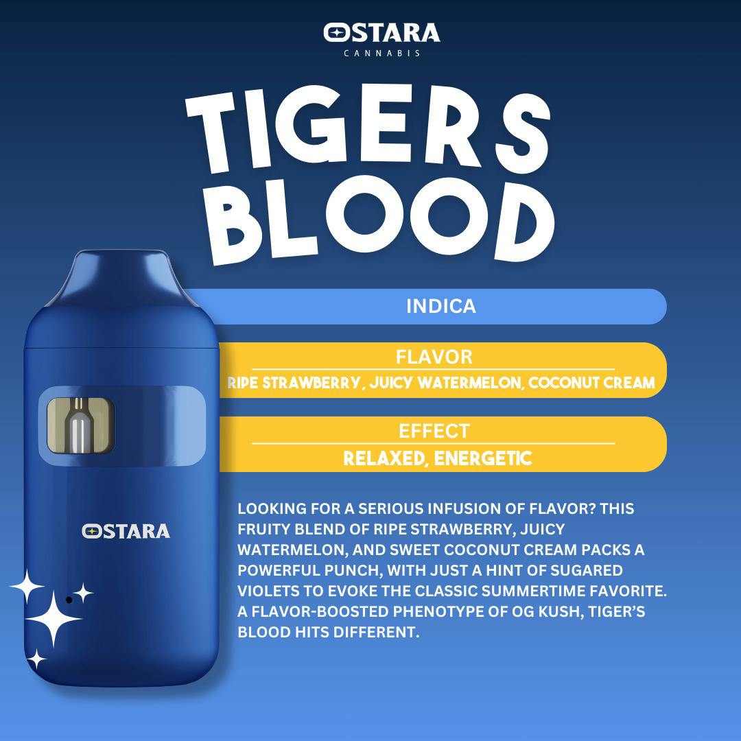 Tiger's Blood | Disposable