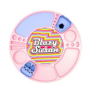 Blazy Susan Spinning Rolling Tray Pink