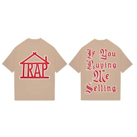 Traphouse - Traphouse "IYBWS" Tee - khaki/red
