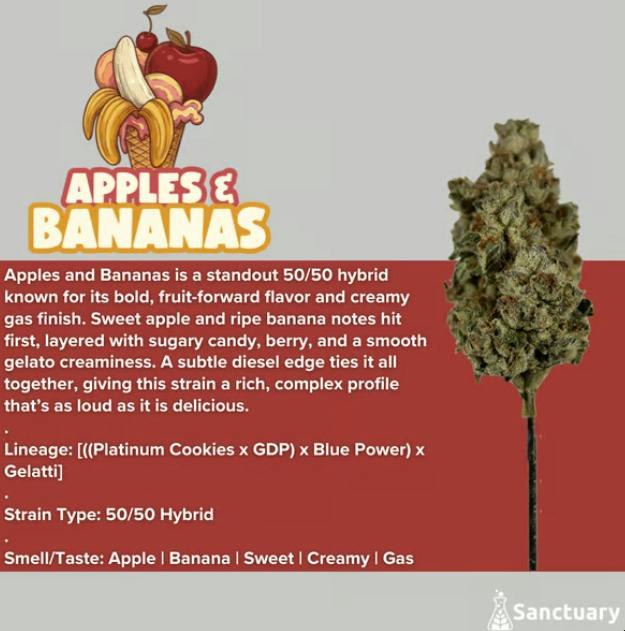 Apples and Bananas | Flower cannabis product