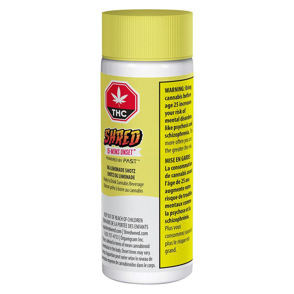 SHRED - OG Lemonade Shotz 65ml Beverages