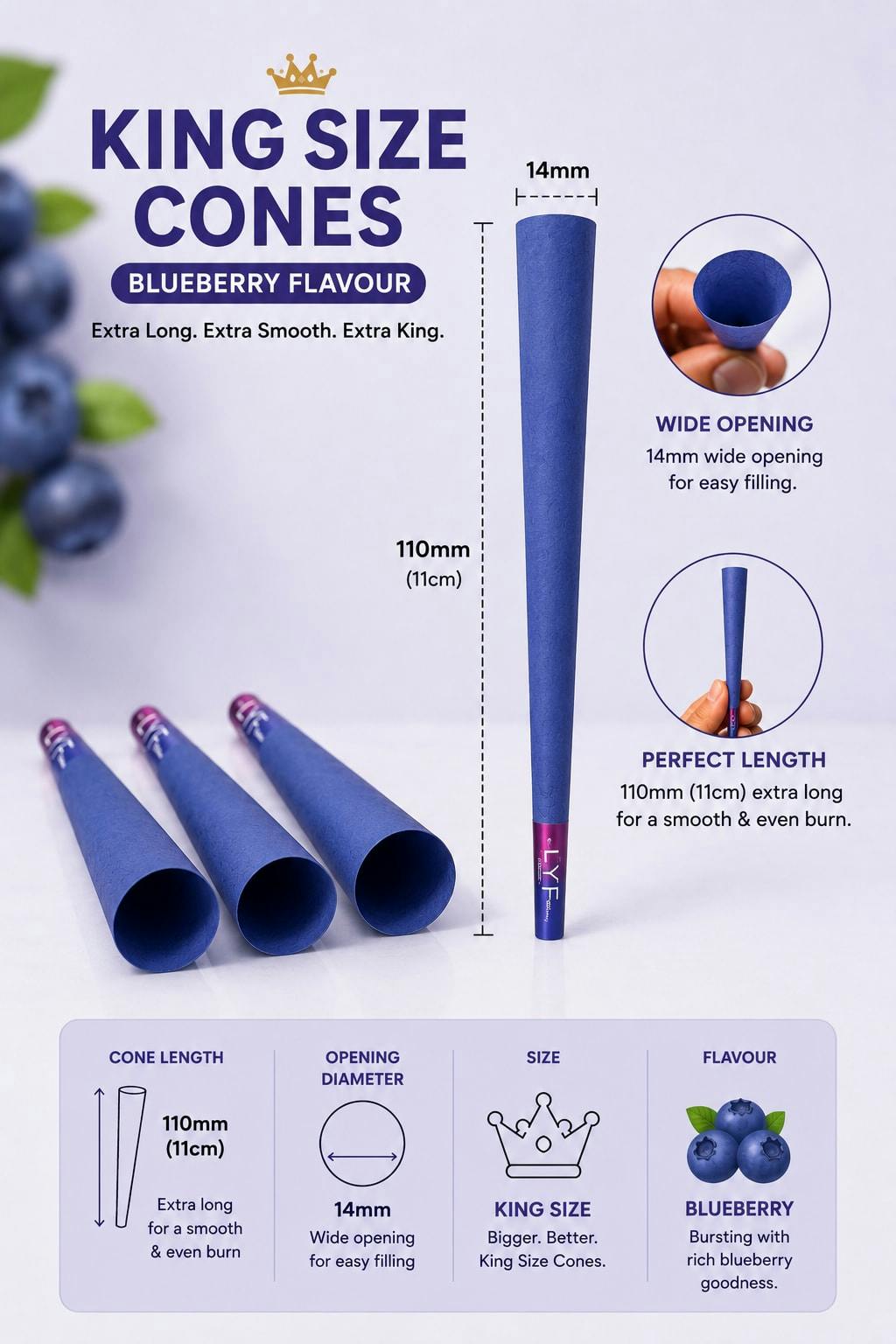 LYF Pre Rolled Blueberry