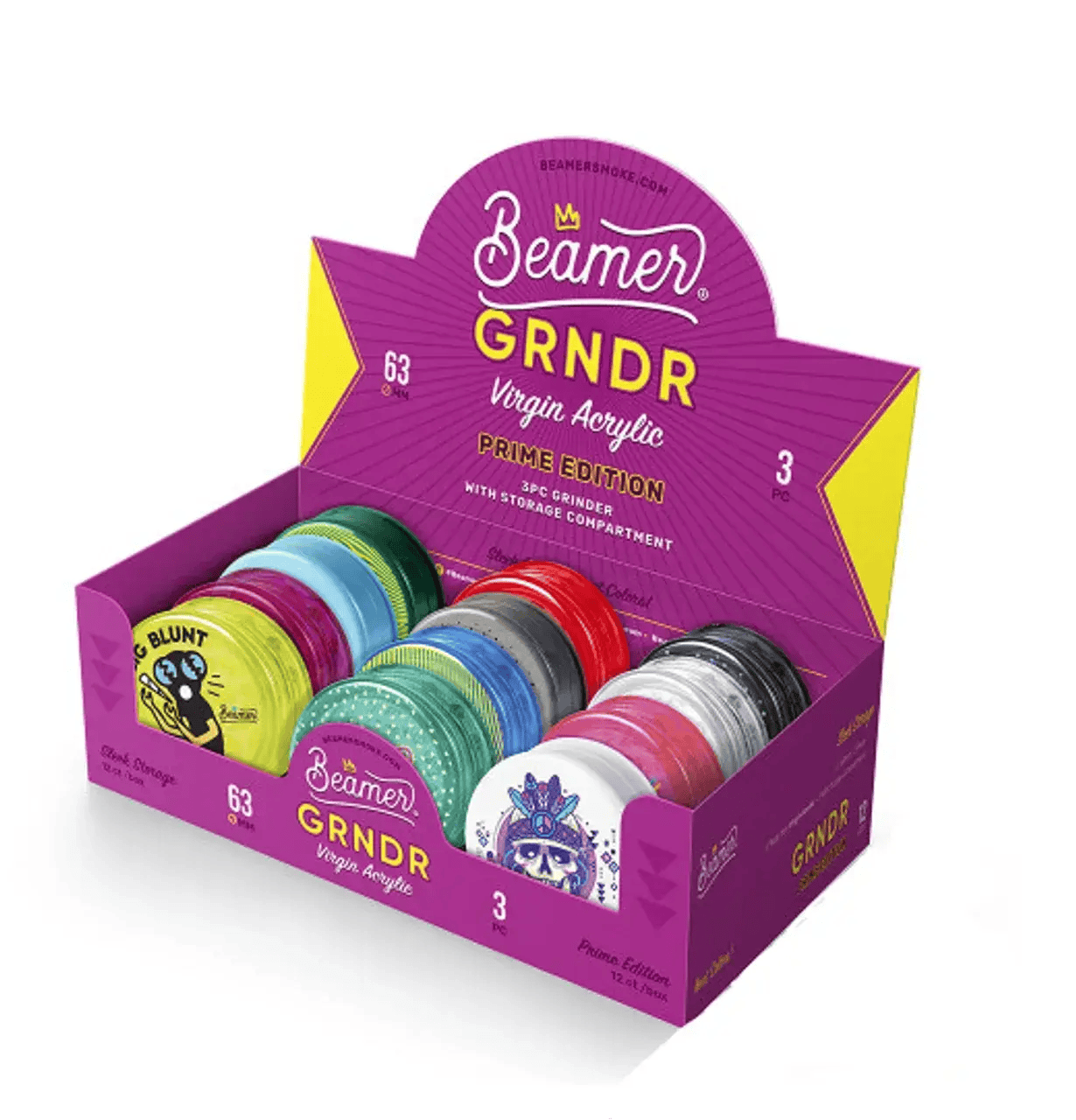 Beamer Virgin Acrylic Grinder - Prime Edition 63 MM