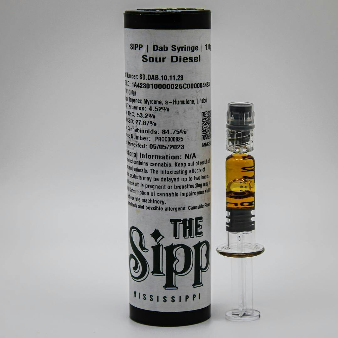 Full Spectrum Dab Syringe: Sour Diesel | 1g | The Sipp