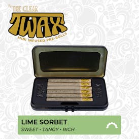 Twax Lime Sorbet Distillate Joint 0.5g, 6 pk