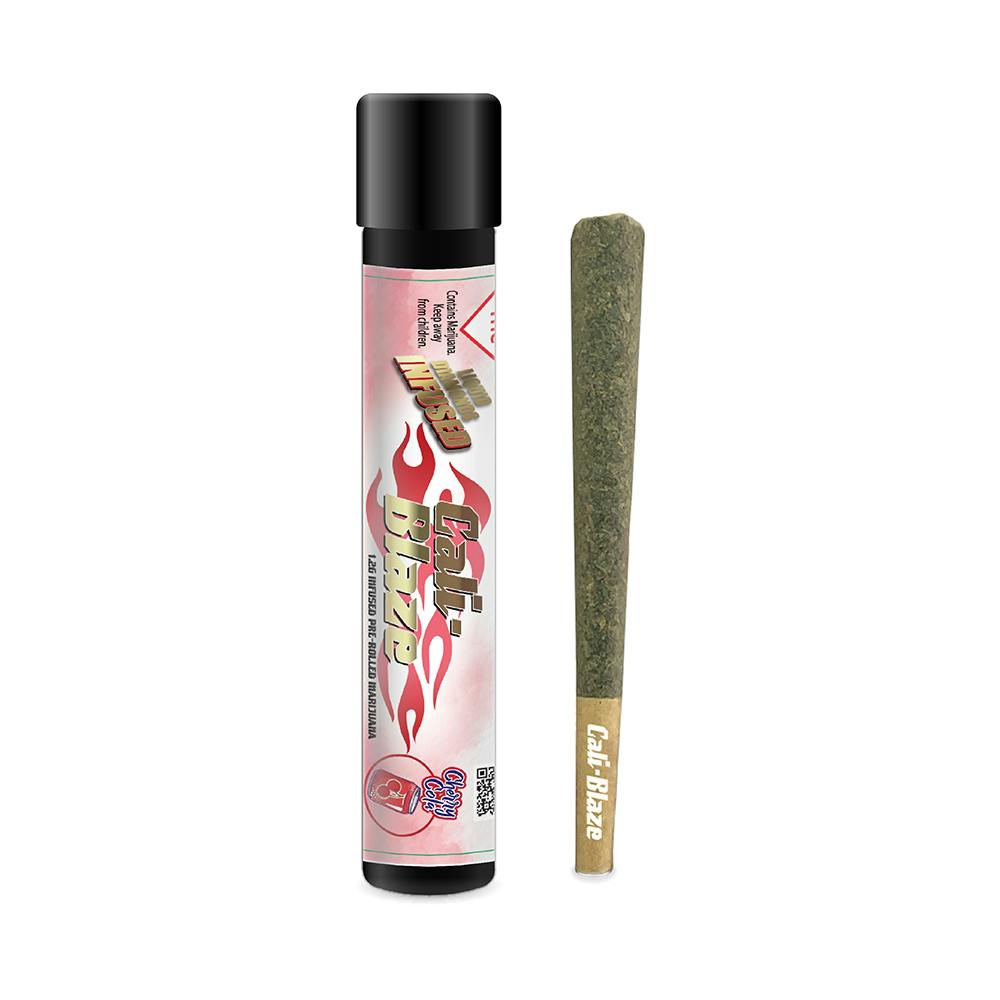 Cali Blaze Distillate Joint Cherry Cola Infused Joint 1.2 g