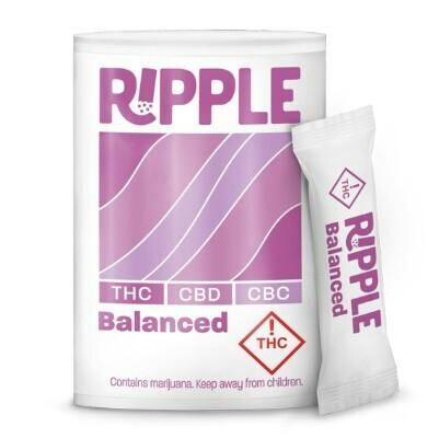 Ripple | 100mg | Balanced | Water-Soluble Powder | 10pk at DABBS Cannabis Dispensary