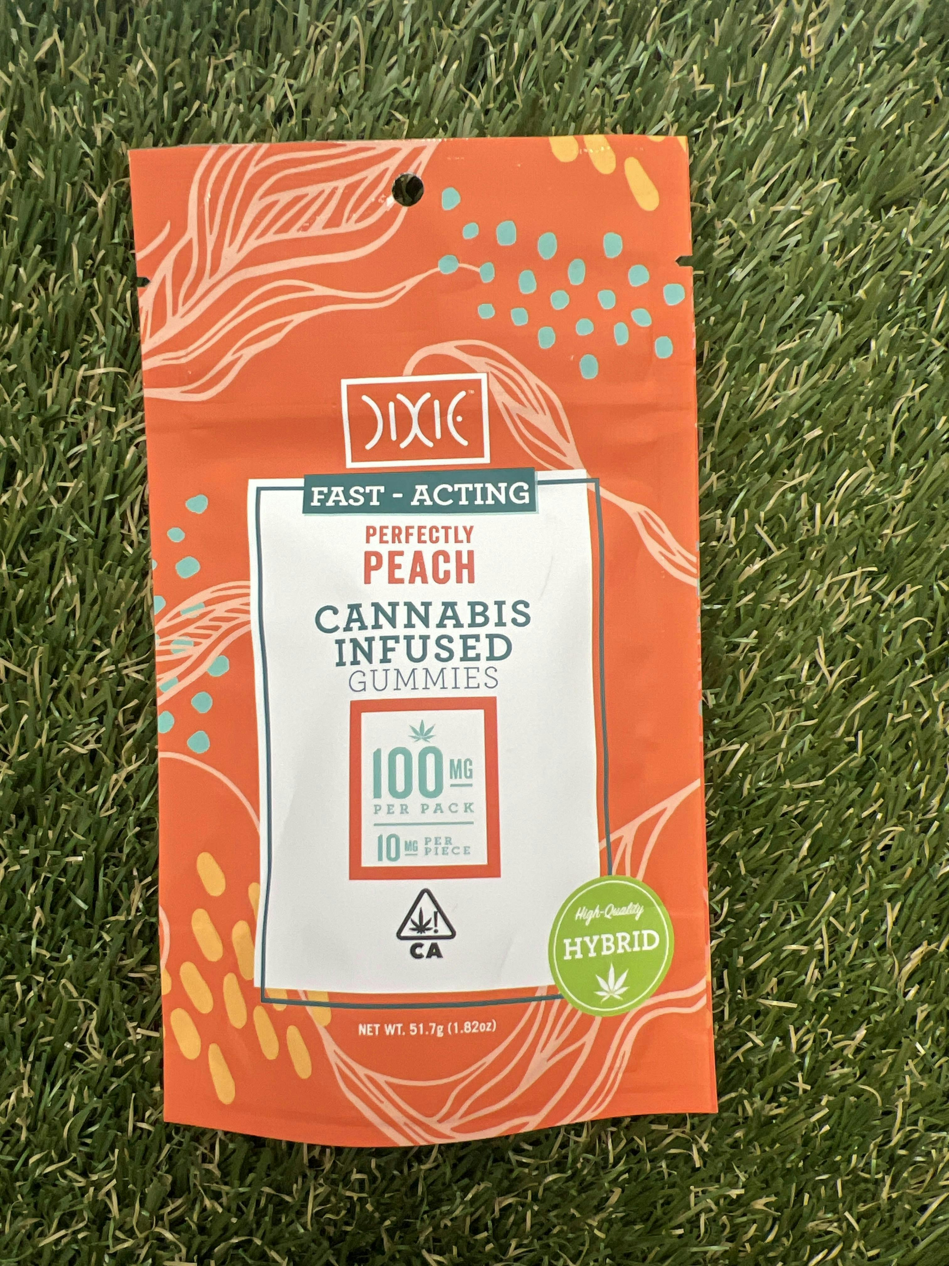 Dixie - PERFECTLY PEACH 10MG 10PK GUMMIES