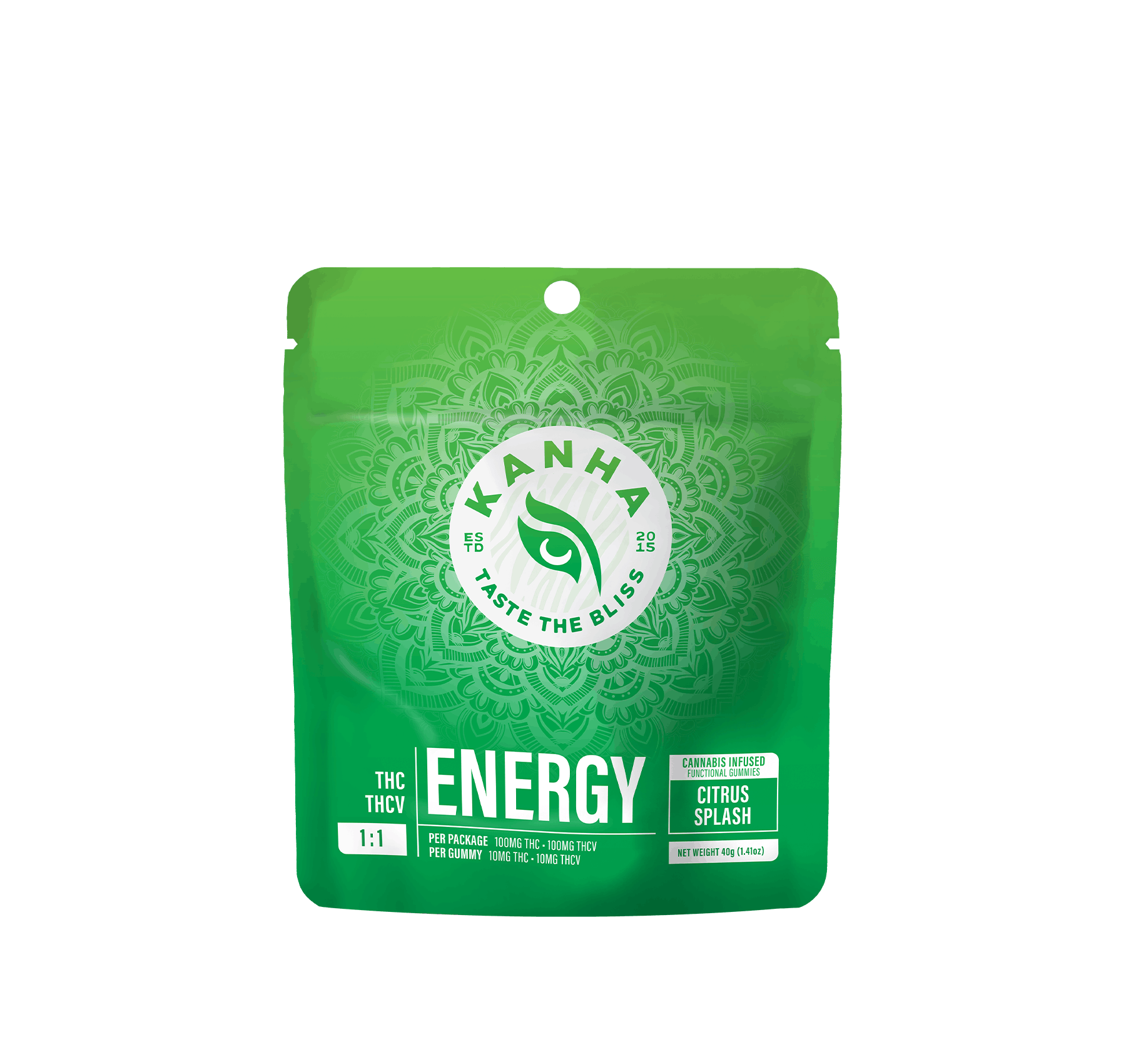 ENERGY CITRUS SPLASH 1:1 NANO THCV 10MG 10PK