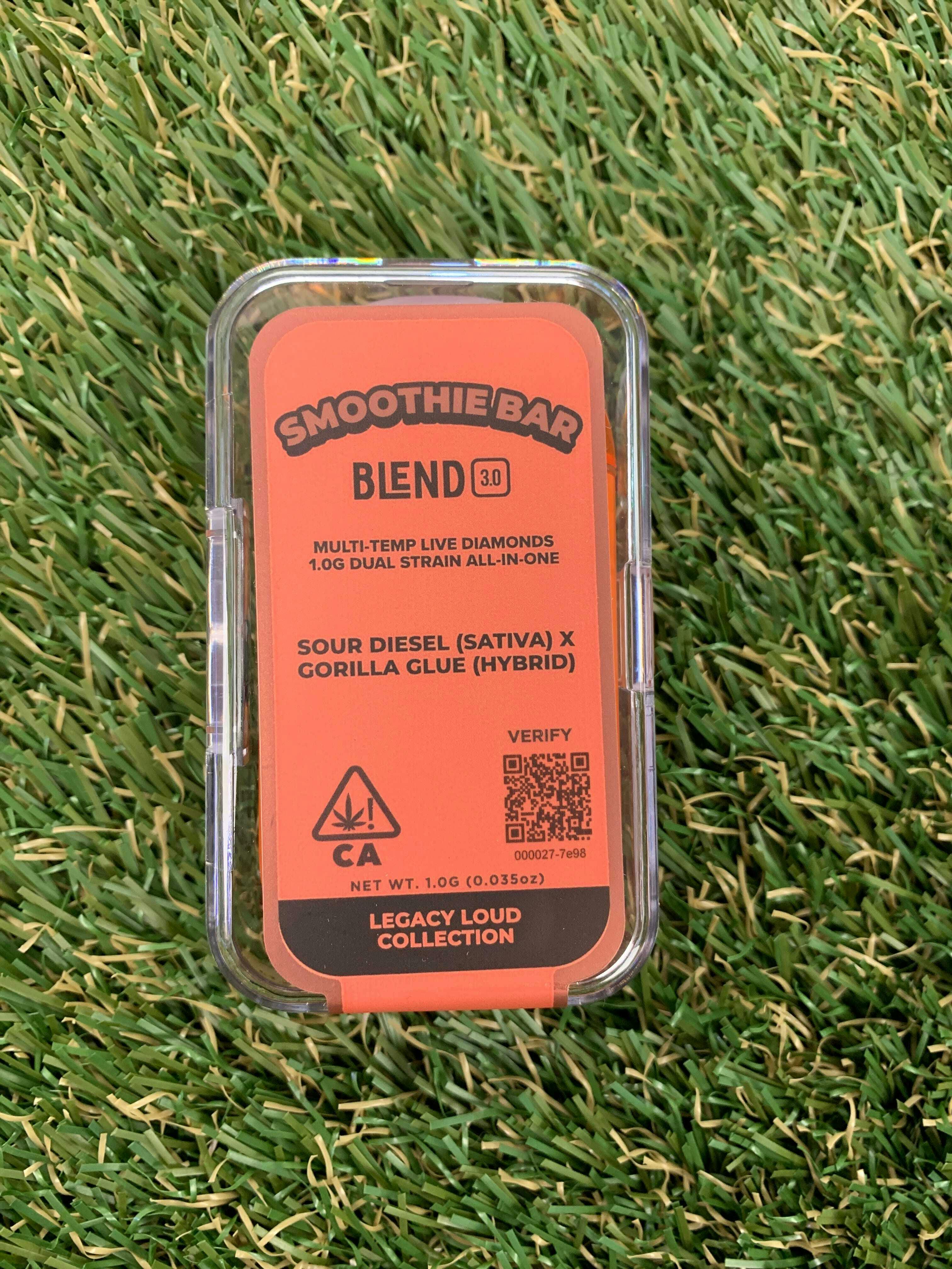 SMOOTHIE BAR - SOUR DIESEL X GORILLA GLUE 1G LLD DISP - 1 gram